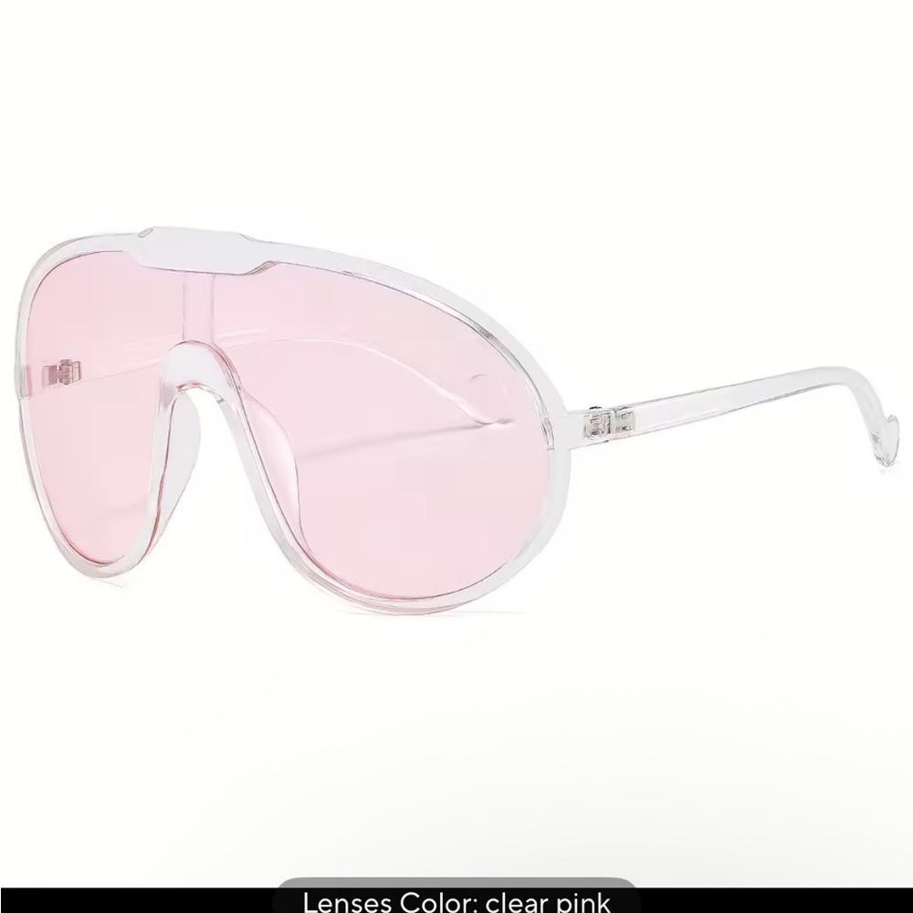 Trendy Pink Lens Sunglasses
0337